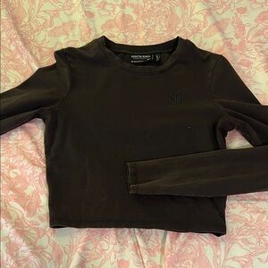 Distressed Brown Long Sleeve